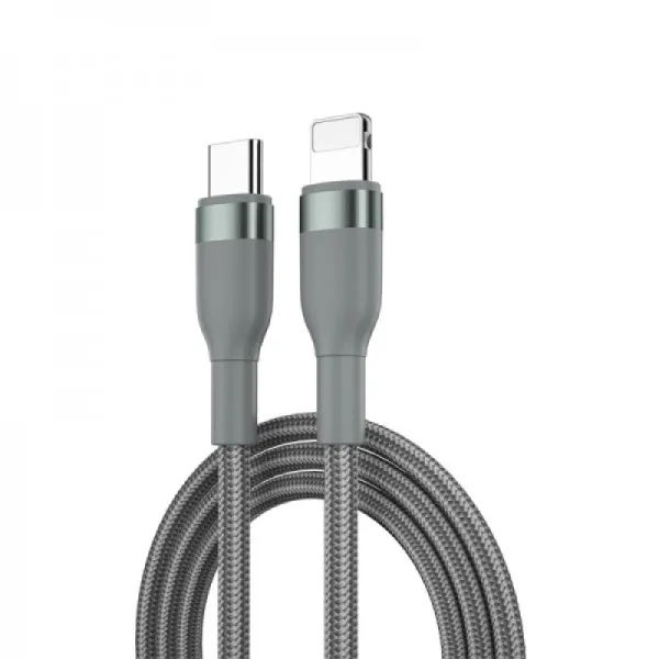 Кабель WIWU Concise USB-C to Lightning 2m 30W Grey